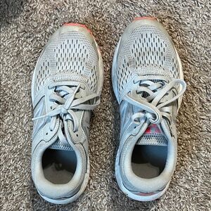 New Balance Light Gray Running Shoes